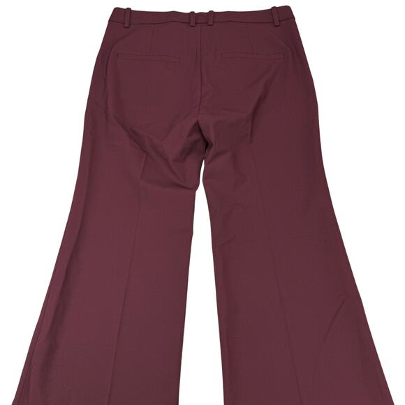 NWT THEORY Demitria 2 New Stretch Wool Flare Leg Pants Size 00 Dark Current - Picture 7 of 7